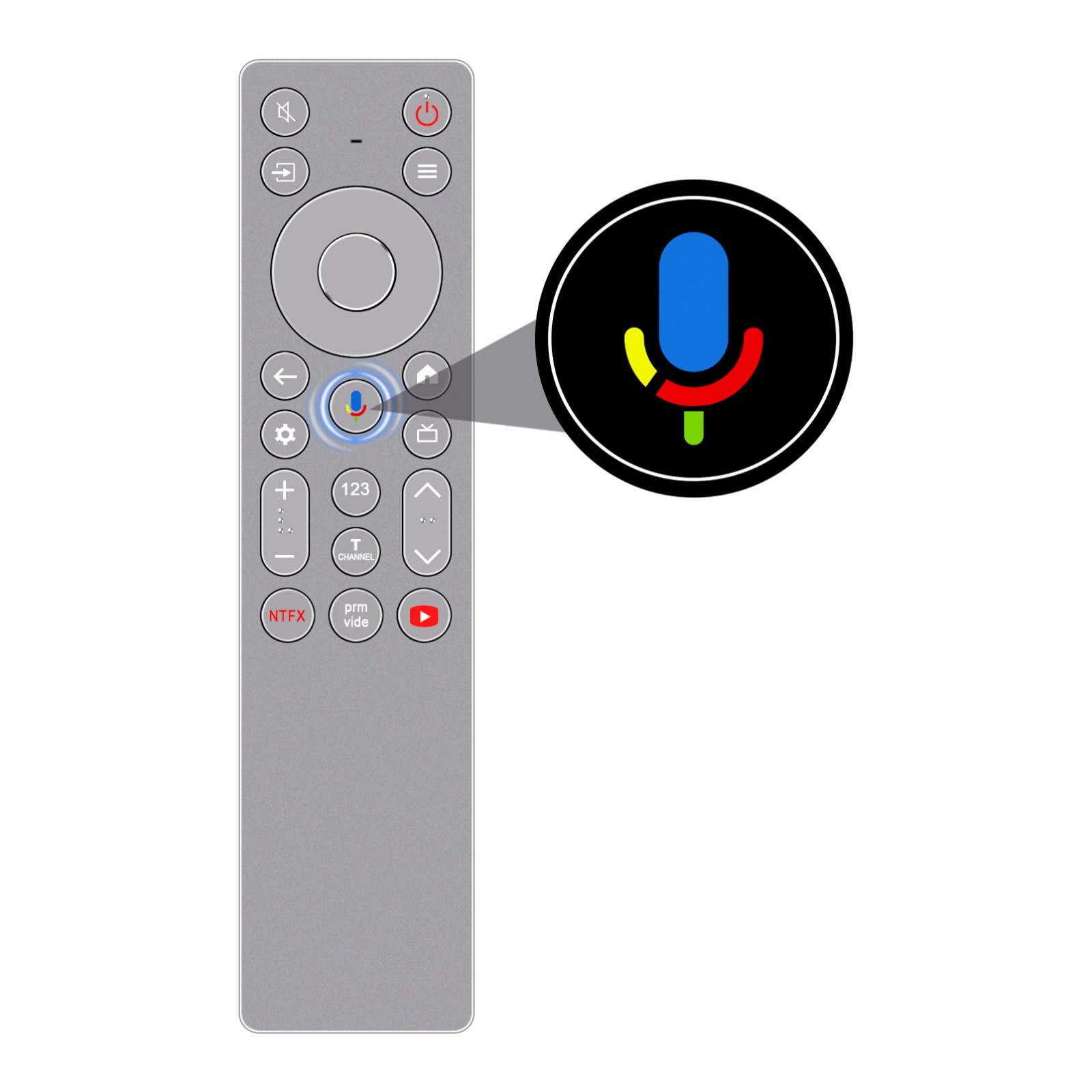 RC933A Replace Voice Remote for TCL TV QM8K Series 65QM8K 75QM8K 85QM8K 98QM8K
