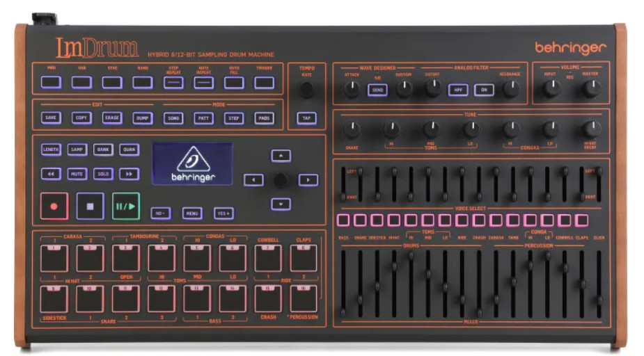 Behringer LmDrum Hybrid Sampling Drum Machine NEW!!