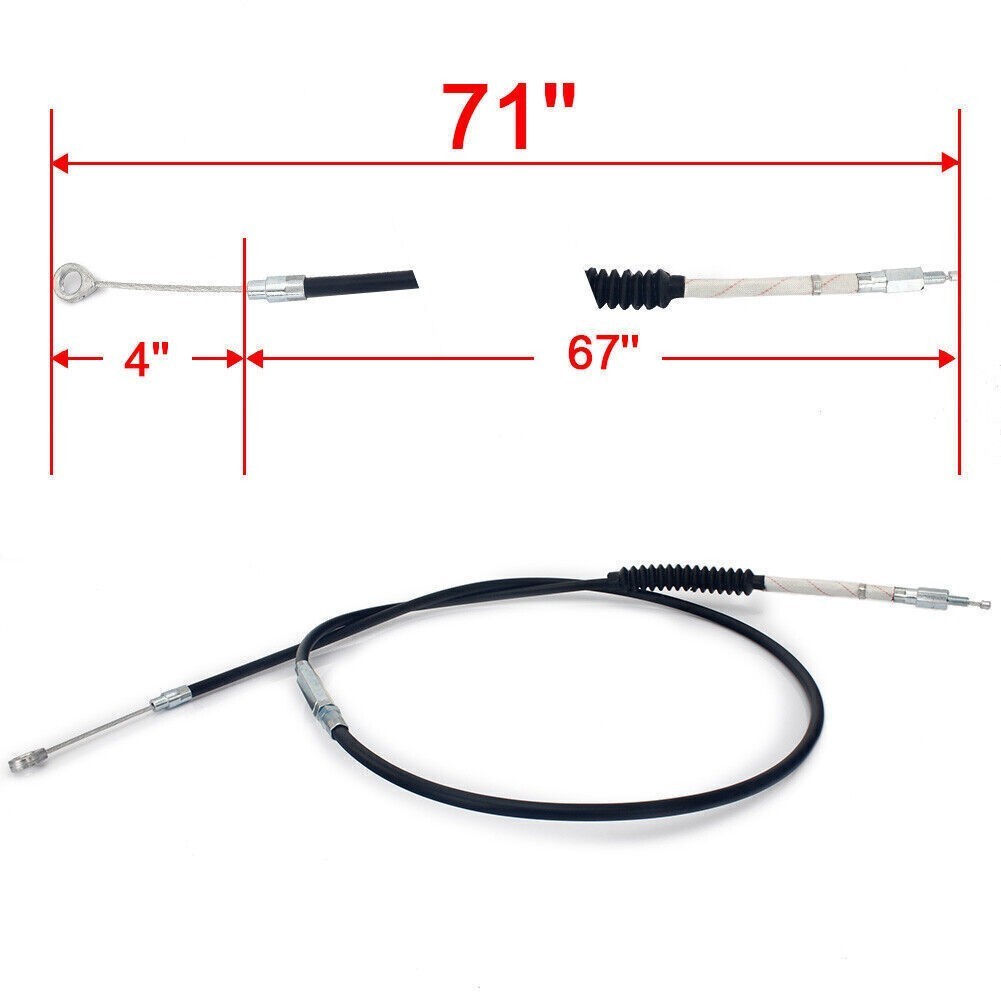 For Harley Softail Dyna Street Bob FXDB Fat Bob FXDF Fatboy FLSTF Clutch Cable