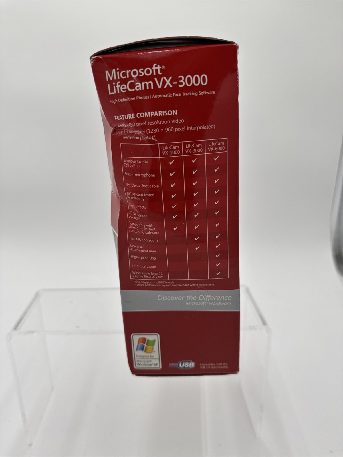 Microsoft Lifecam VX-3000 Camera 640 X 480 Pixel Resolution Video Web Camera