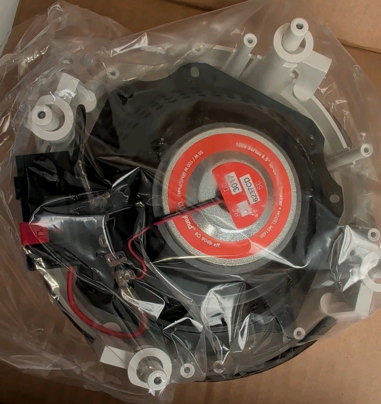 Legrand 36476402 In-wall Speakers 6.5 Inch Two-way 100 W Base+Mylar Tweeter NEW