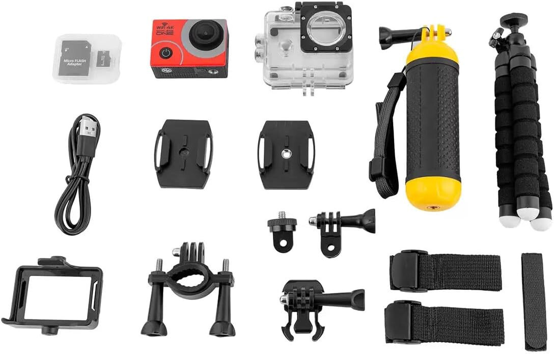Explore One 4K Wifi Digital Action Video Camera Set Kit For Kids