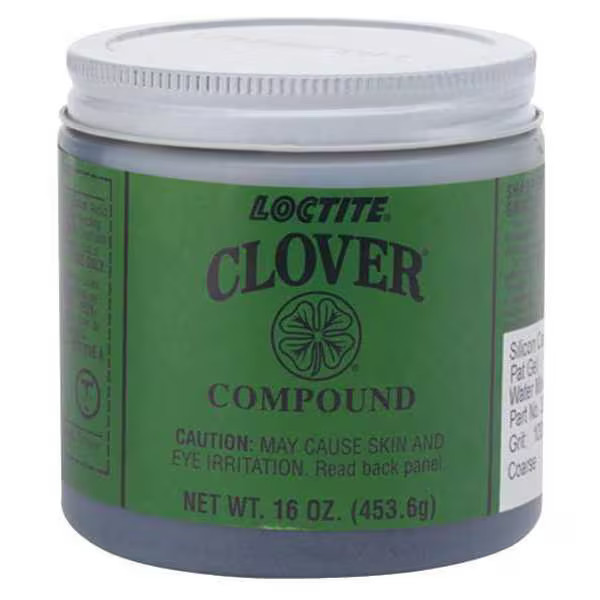 Clover Silicon Carbide Gel Water,F,100 Grit 233006 Clover 233006 1 lb