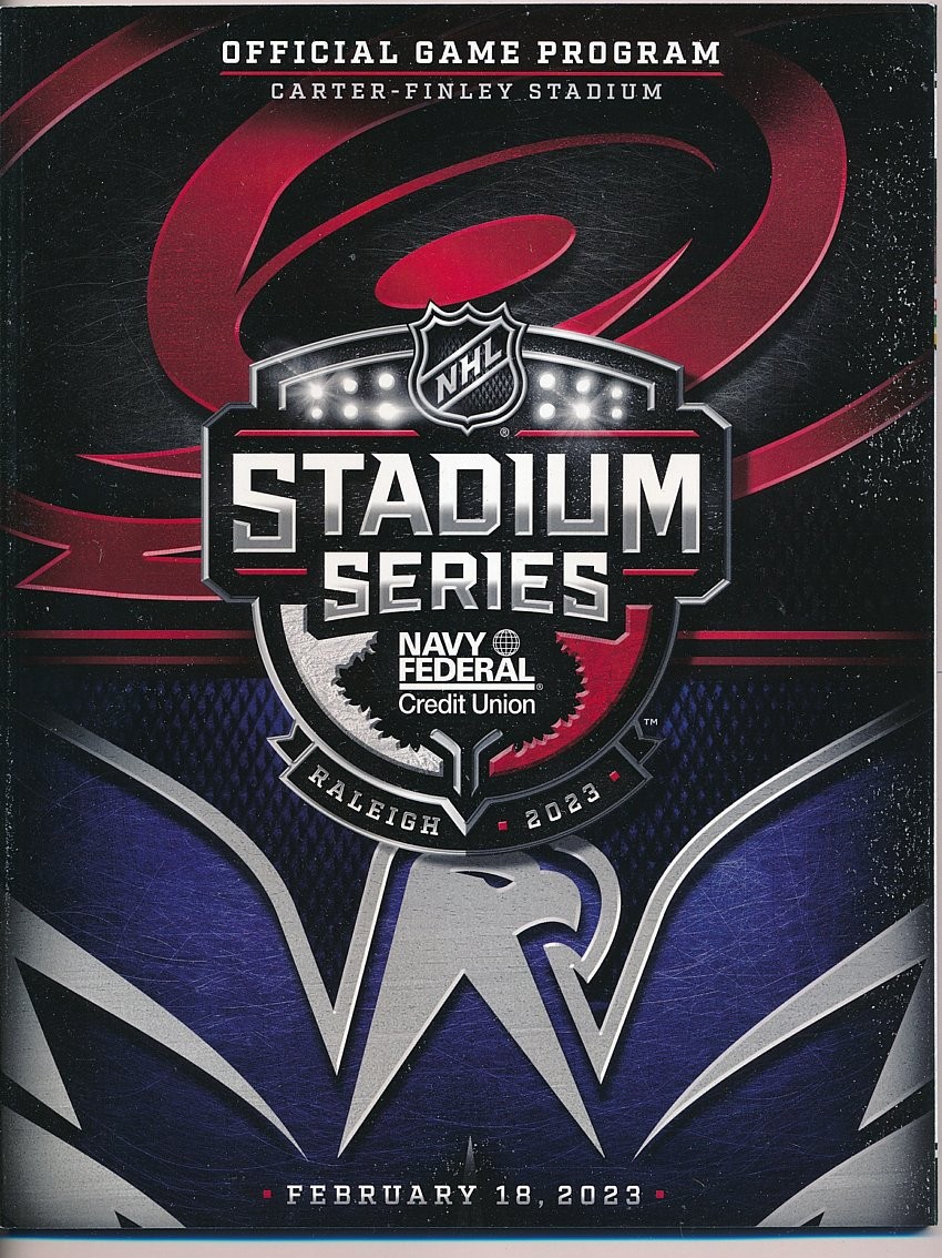 2023 NHL Stadium Series Program - Carolina vs Washington - Shipped in a Box