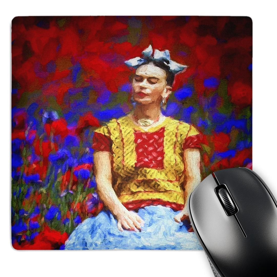 3dRose, Frida- Free Artistic Adaptation of the Mexican Paintress, Mouse Pad