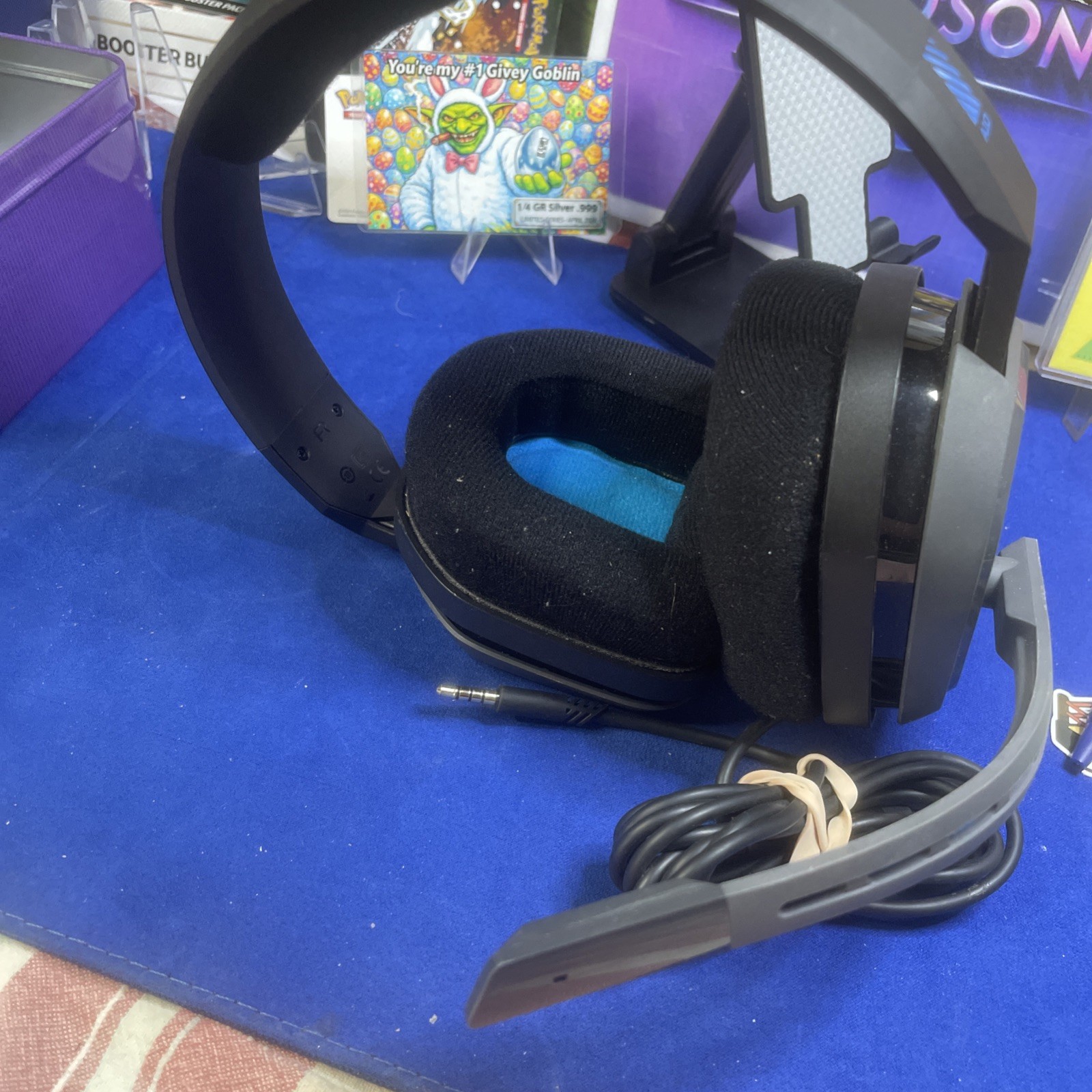 Astro A10 Wired Stereo Gaming Headset - Blue/black - Headset Only