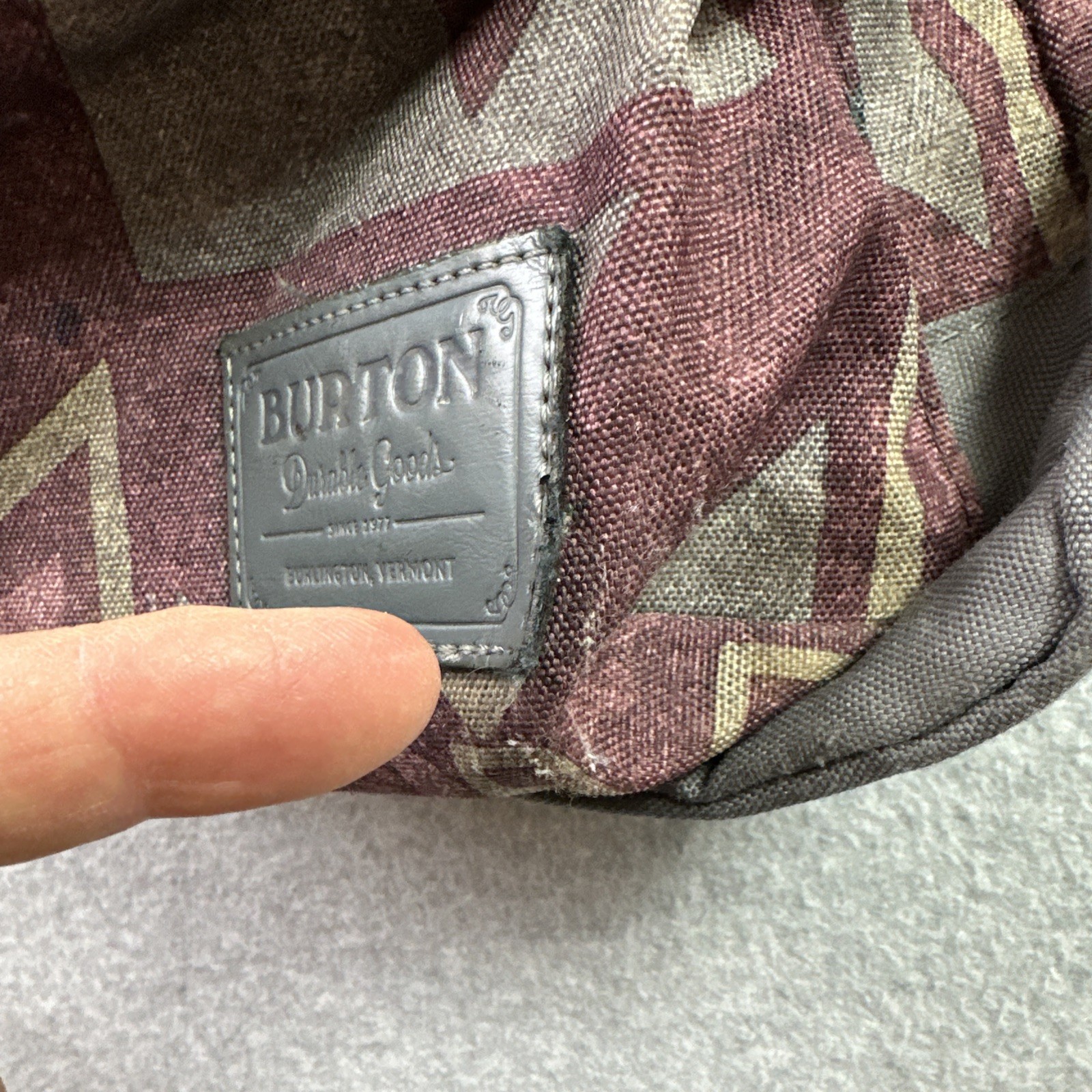 Burton Aztec Pattern Backpack Small Outdoor Gorpcore School Books