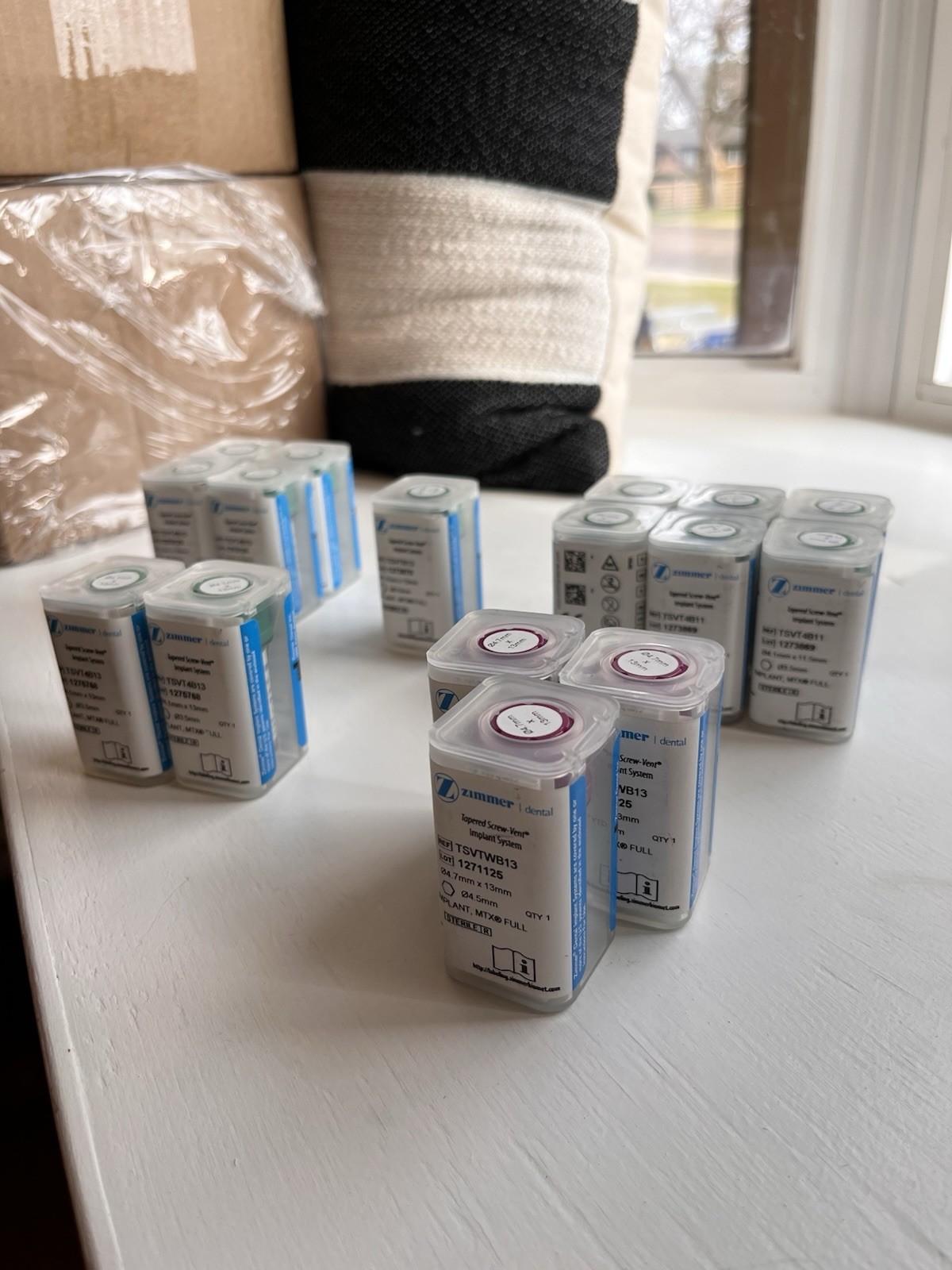 Brand New Zimmer ZimVie TSV Dental Implants - Various Sizes