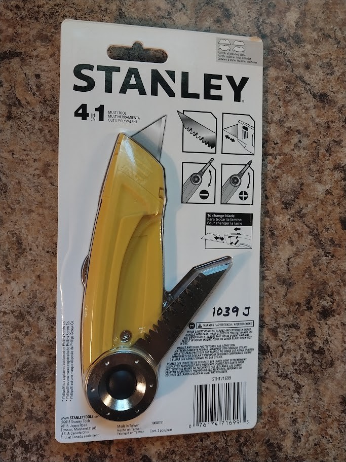 Stanley- 4 IN 1 Push Button Multi Tool * STHT71699