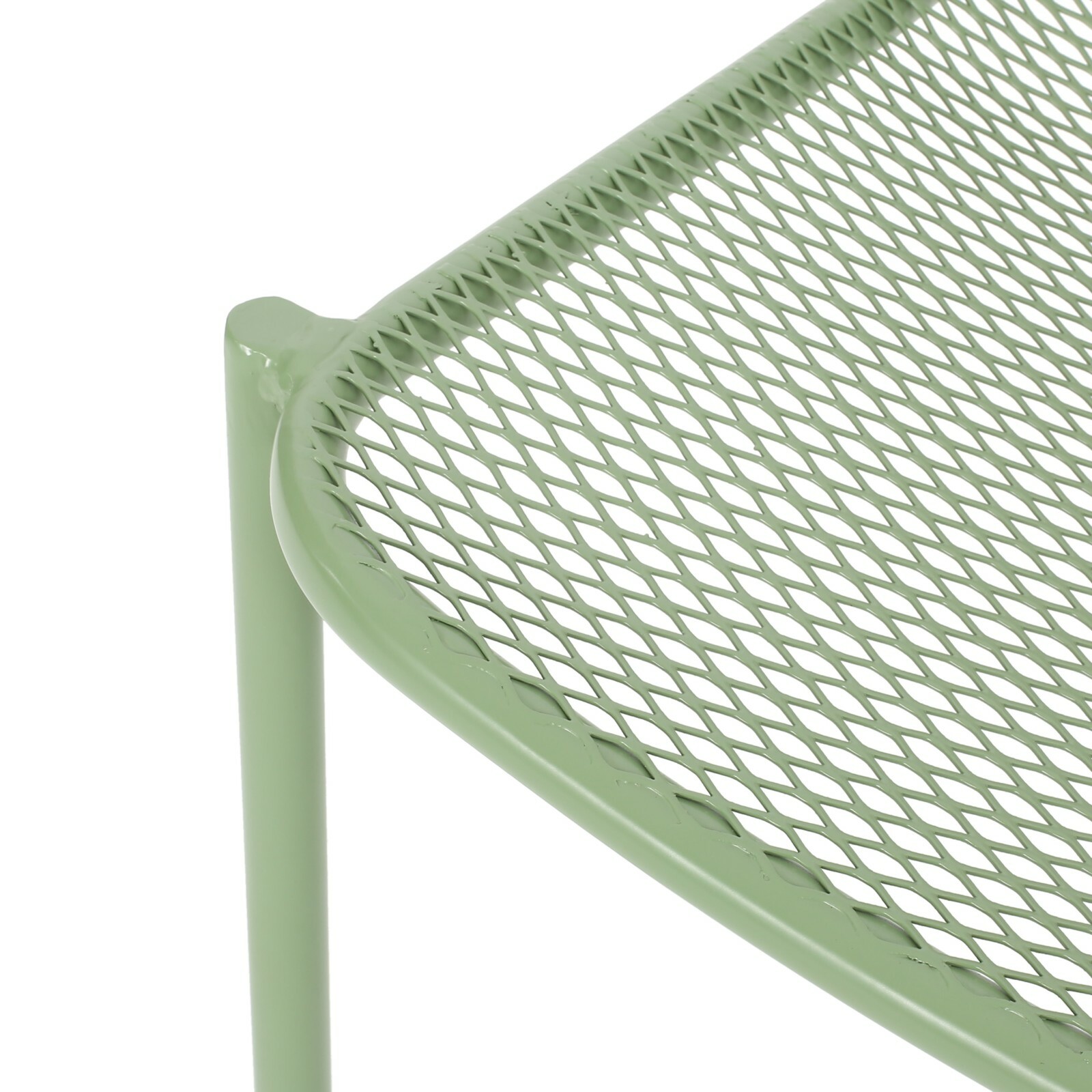 Outdoor Modern Iron Mesh 2 Seater Chat Set