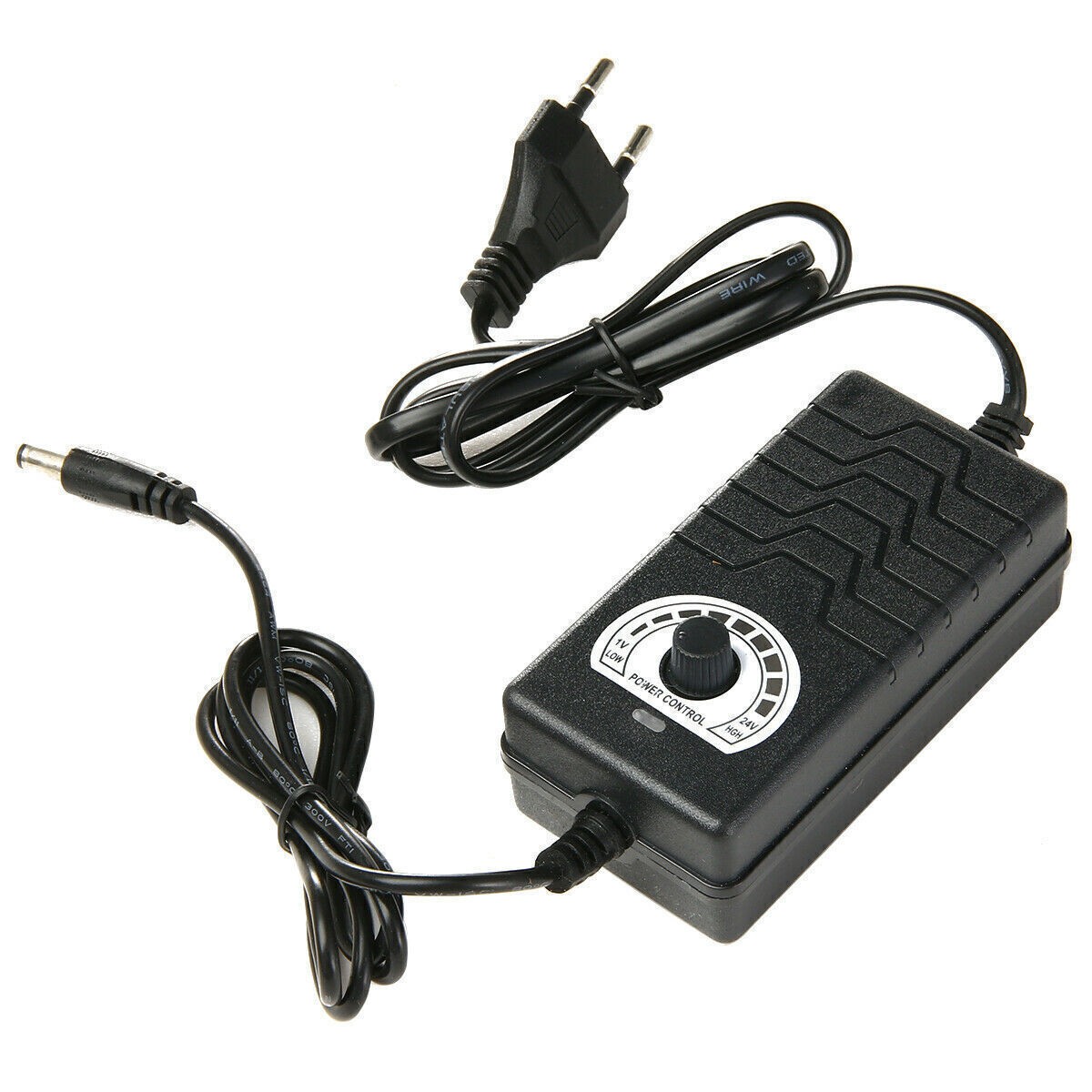 AC to DC Adapter 1-24V 2A Adjustable Power Supply Motor Speed Controller EU PLUG