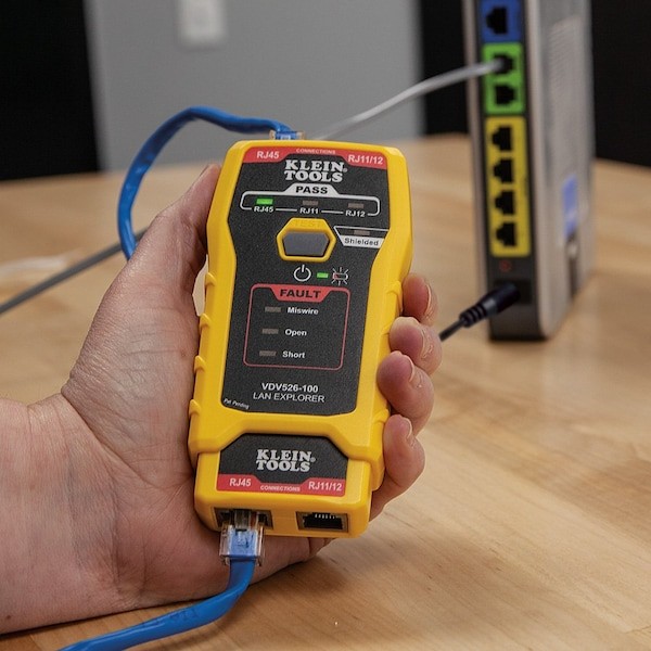Klein Tools Vdv526-100 Network Cable Tester, Lan Explorer Data Cable Tester