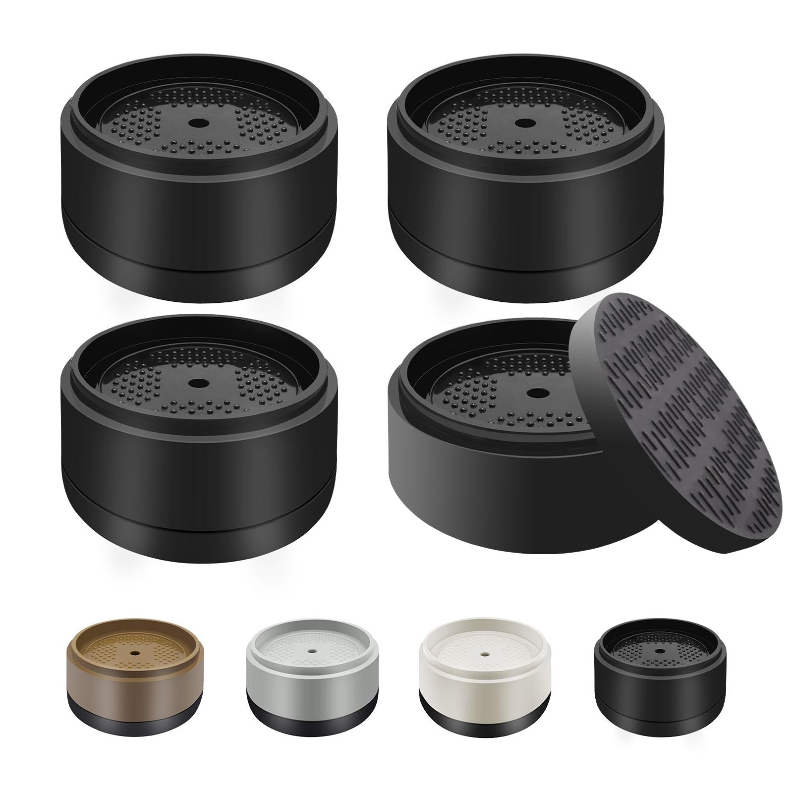 Furniture Risers Bed Risers Heavy Duty 1 Inch Round Adjustable Lifts Riser