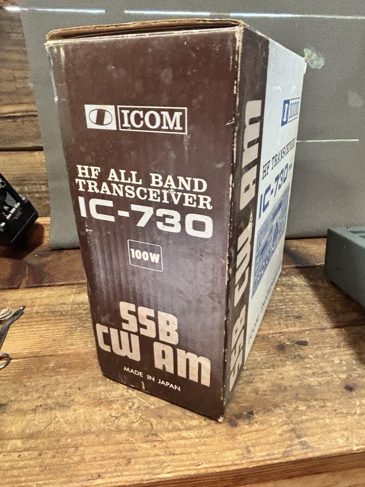 Icom IC‑730 HF Transceiver FL‑30 CW Filter Installed Clean Working Original Box