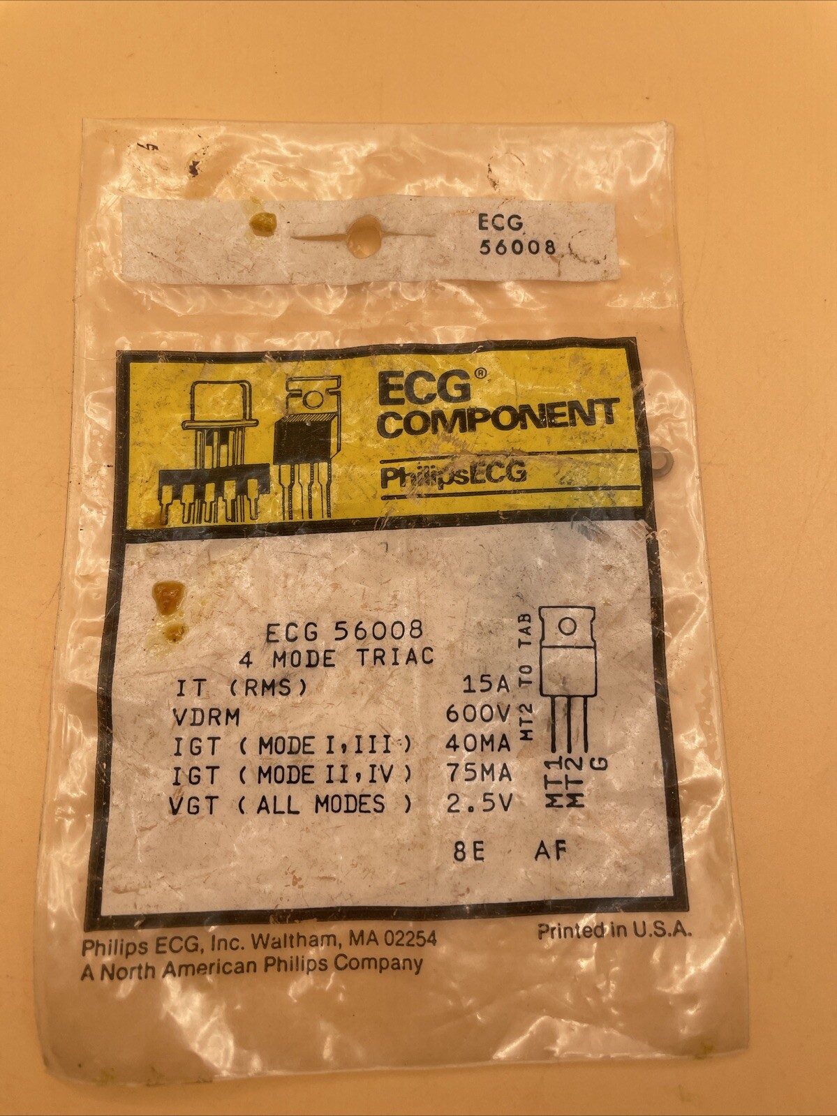 PHILLIPS ECG COMPONENT ECG 56008
