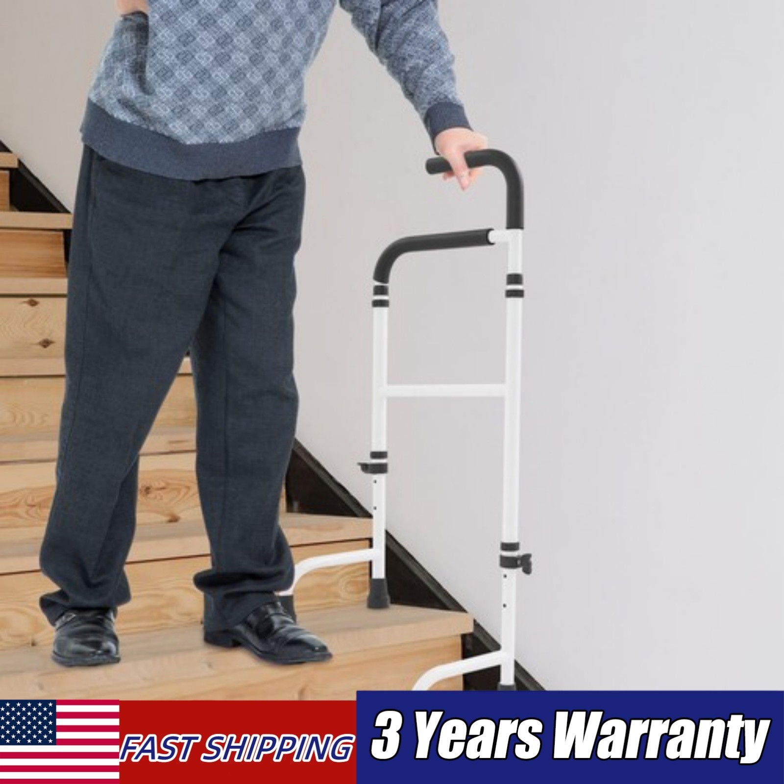 Stair Climbing Cane Half Step Stair Lifts Aid Seniors Balance Walking Sticks