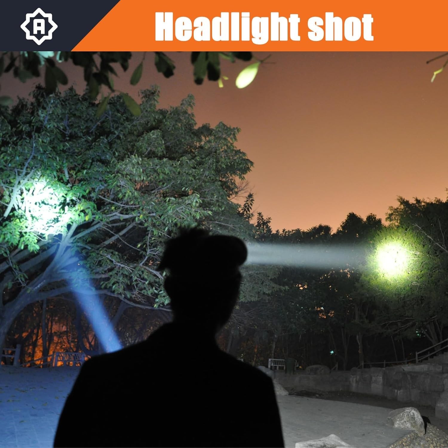 Super Bright Headlamp Rechargeable LED Headlight with Battery, High Power