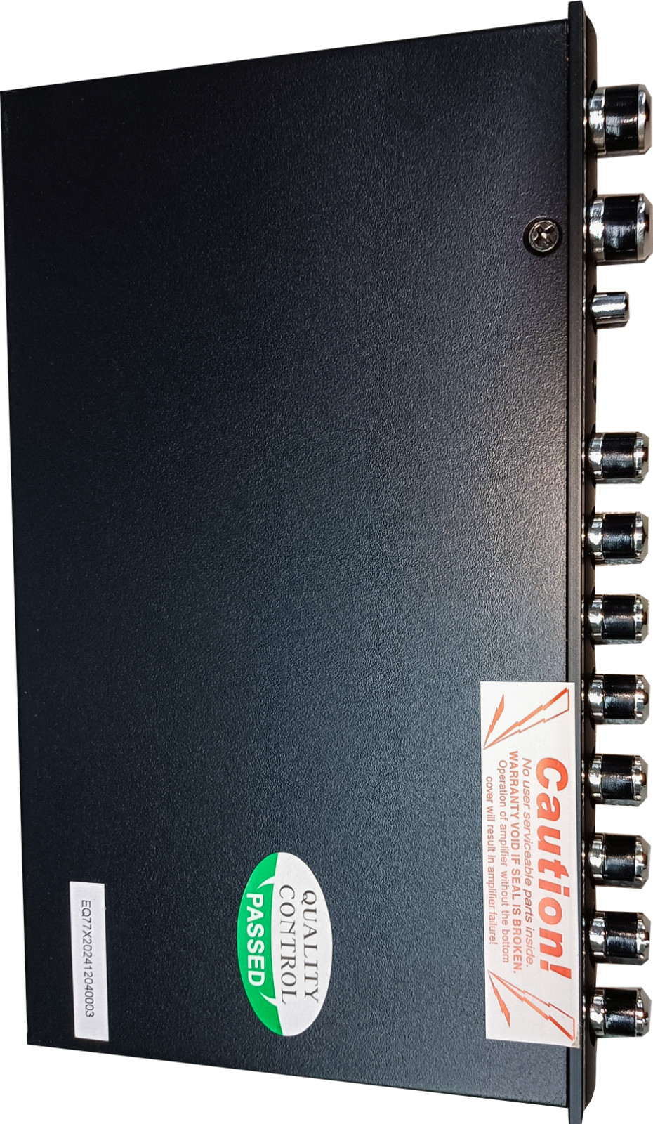 NEW A3S AUDIO 7-BAND GRAPHIC EQUALIZER W/ FRONT 3.5MM AUX INPUT & REAR RCA AUX