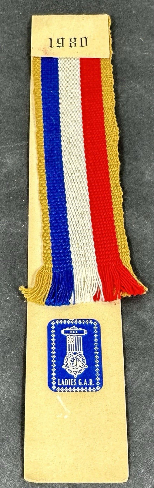 GAR 1980  Ribbon Grand Army of the Republic  Basic Replacement Ribbon