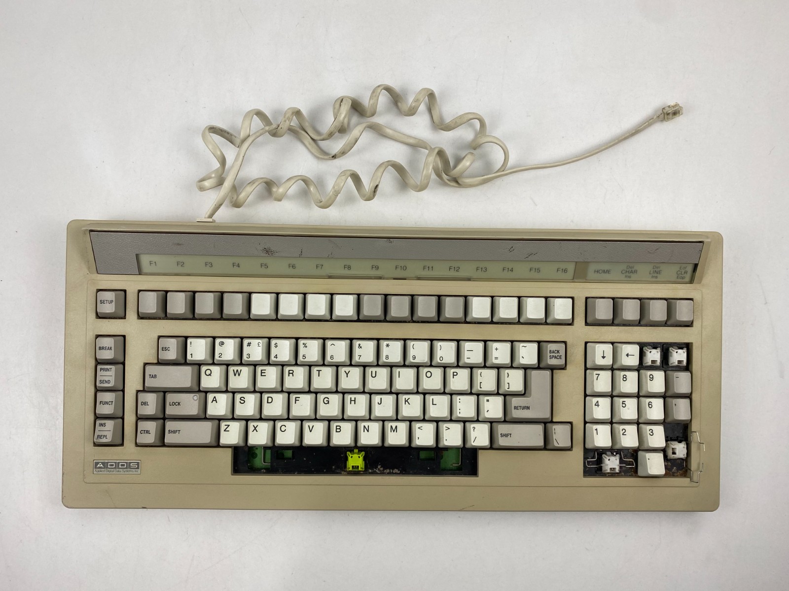 Vintage Digital Data Systems ADDS ASCII Keyboard Space Invader Switches