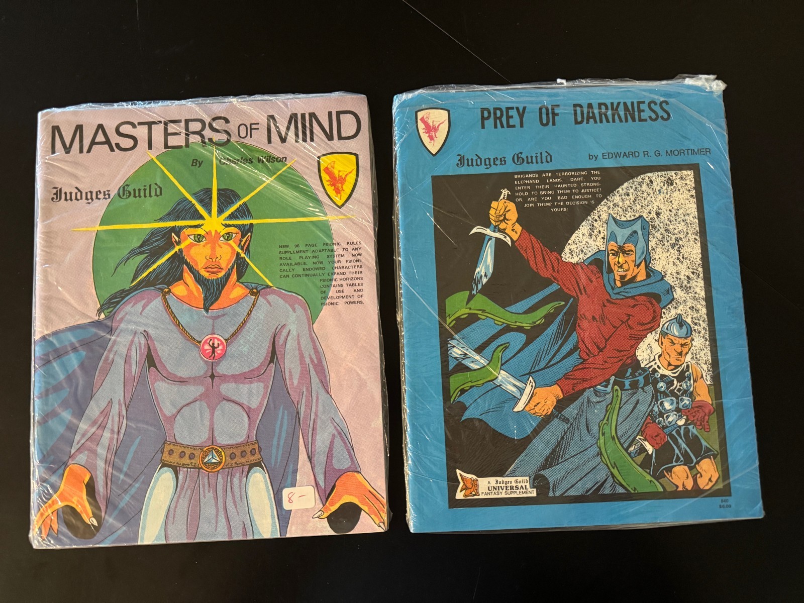 Judges Guild D&D Supplement Masters of Mind Prey of Darkness SW NIS 7004
