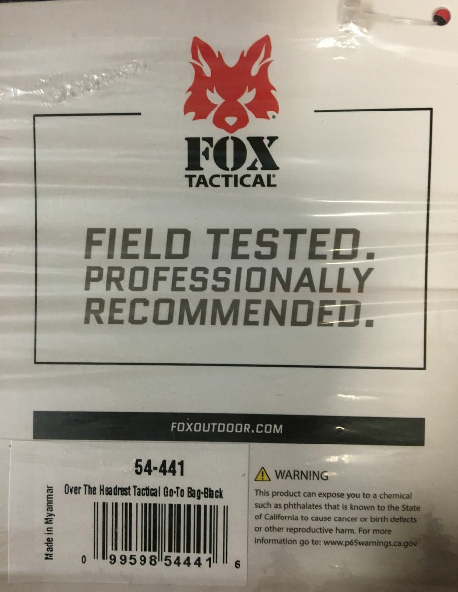 Fox Outdoor Over The Headrest Tactical Go-To Bag Backpack