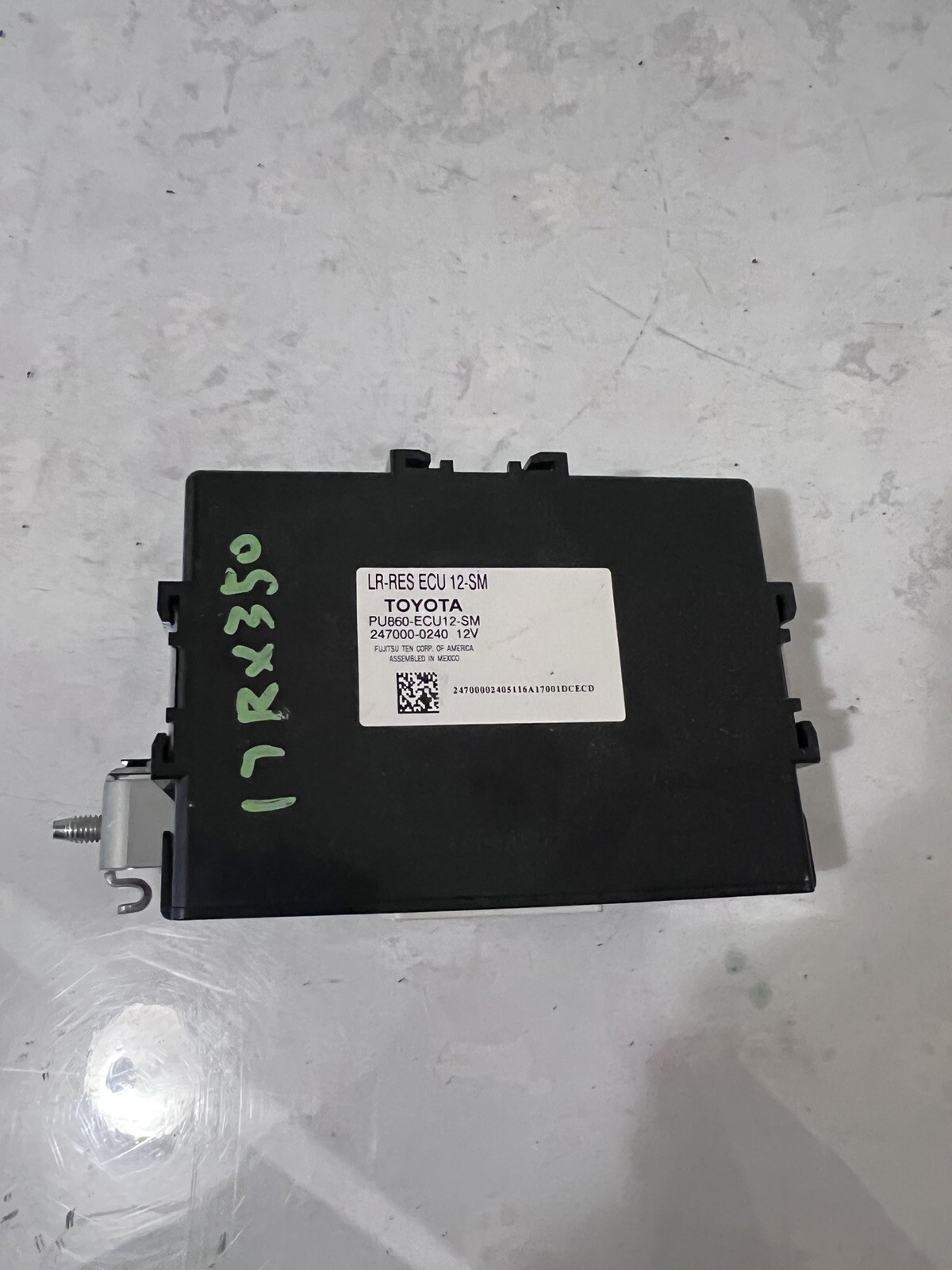 2017 LEXUS RX350 247000-0240 Remote Start Module