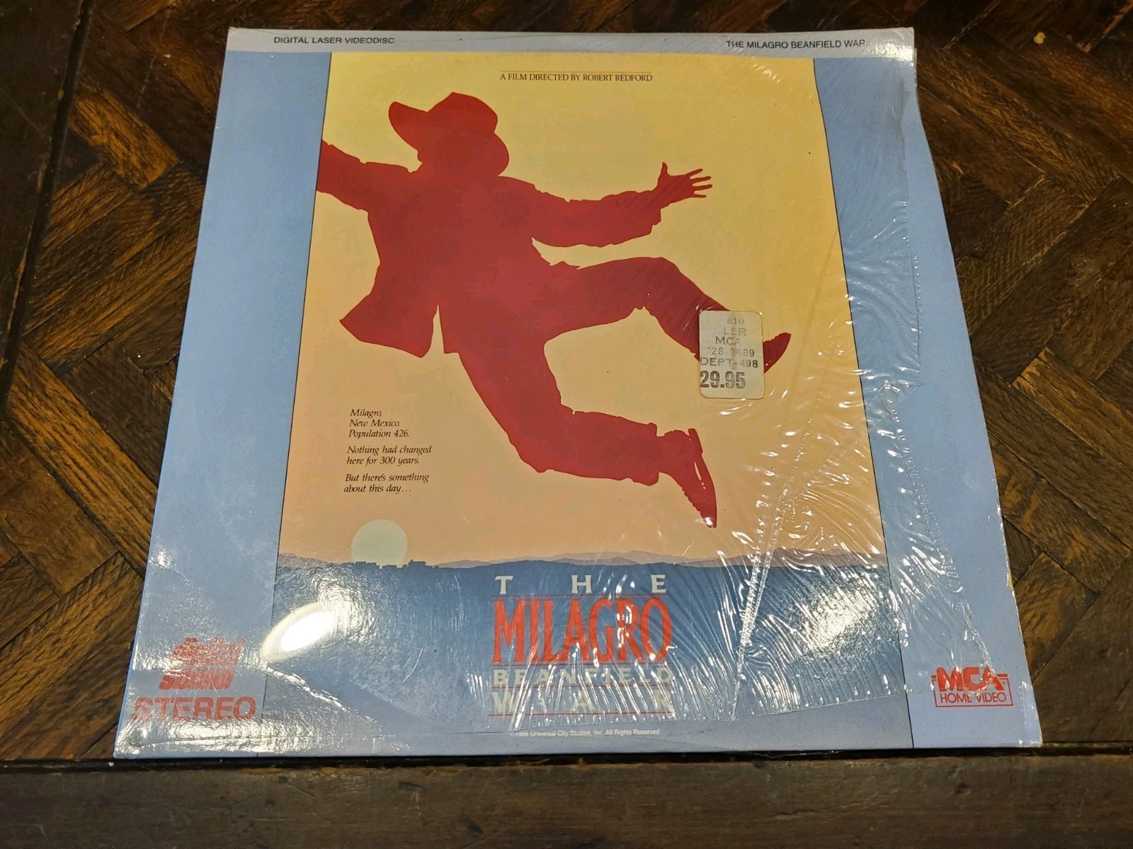 The Milagro Beanfield War Laserdisc LD Robert Redford Ruben Blades