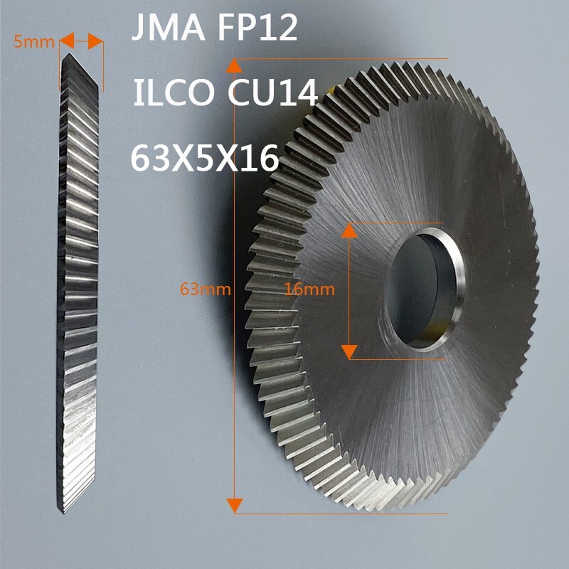 JMA TUCSON FP12 ILCO KD 14 CU14 Key Machine Cutter 63 x 5 x 16mm Replacement