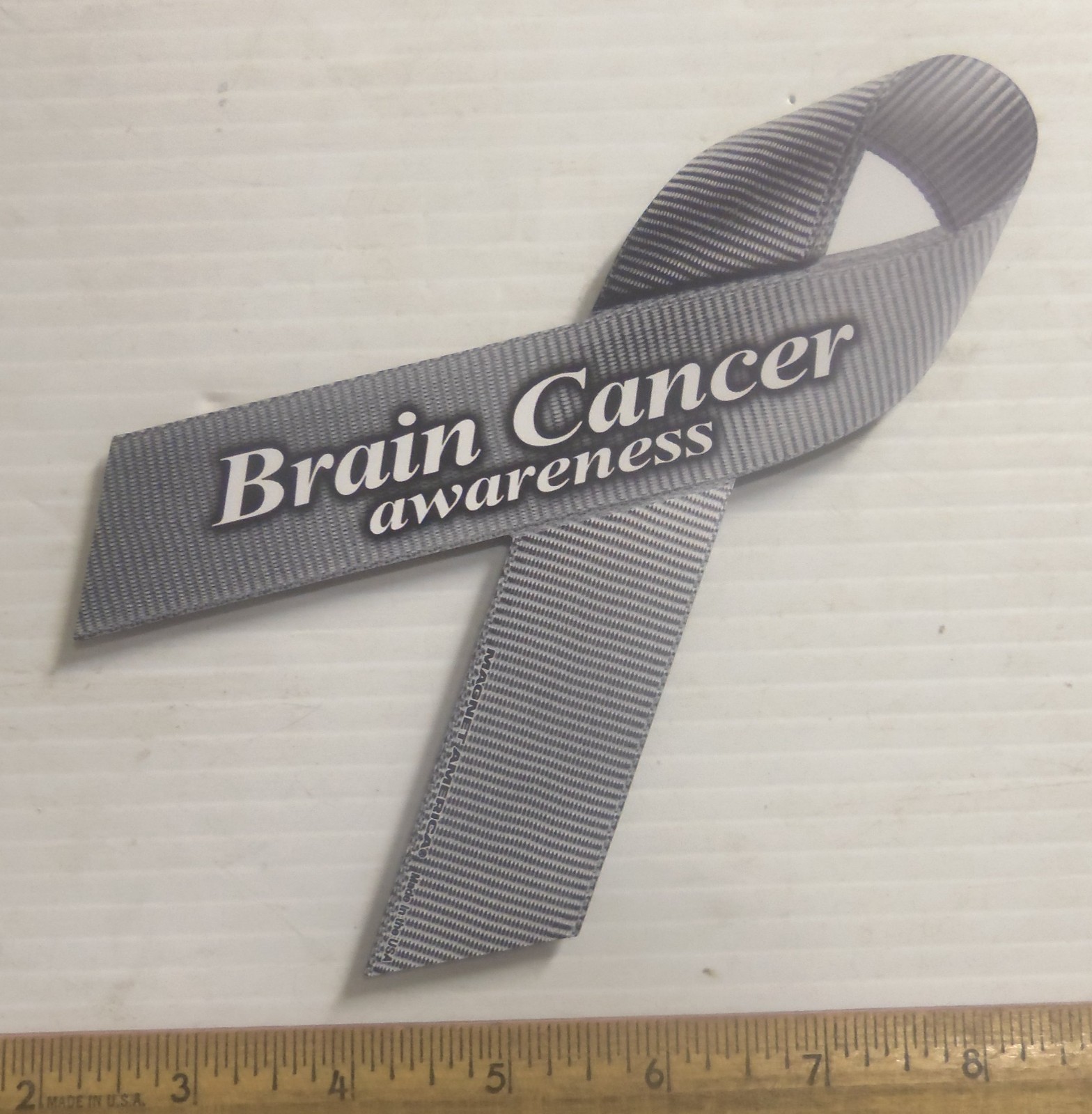 Brain Cancer Awareness Magnetic Ribbon