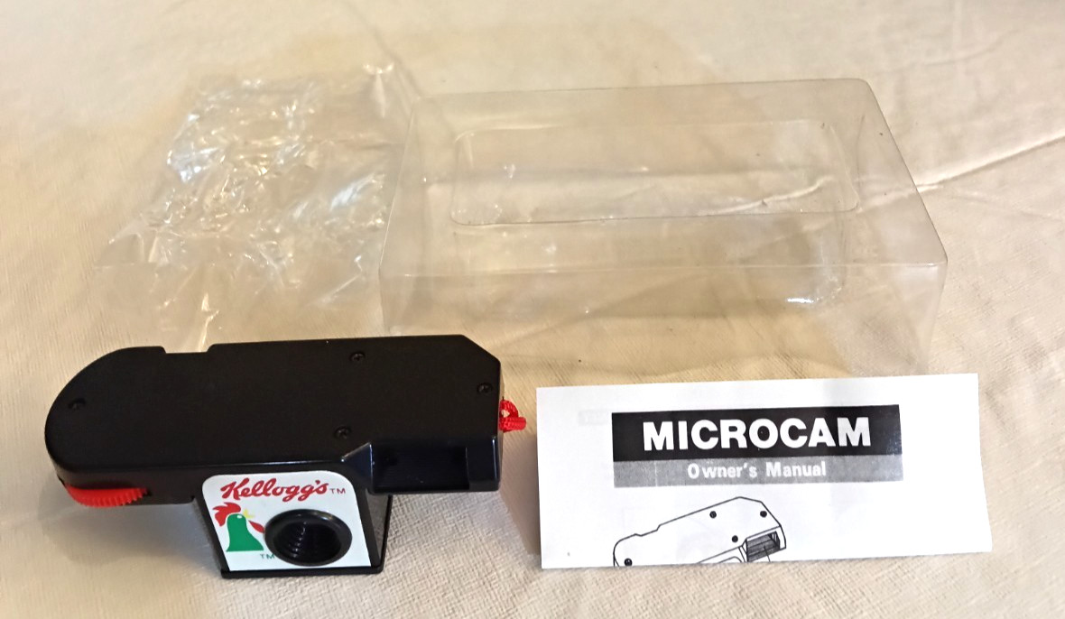 KELLOGGS MicroCam Camera With Instructions 110 Miniature Size NEW Minor Flaws