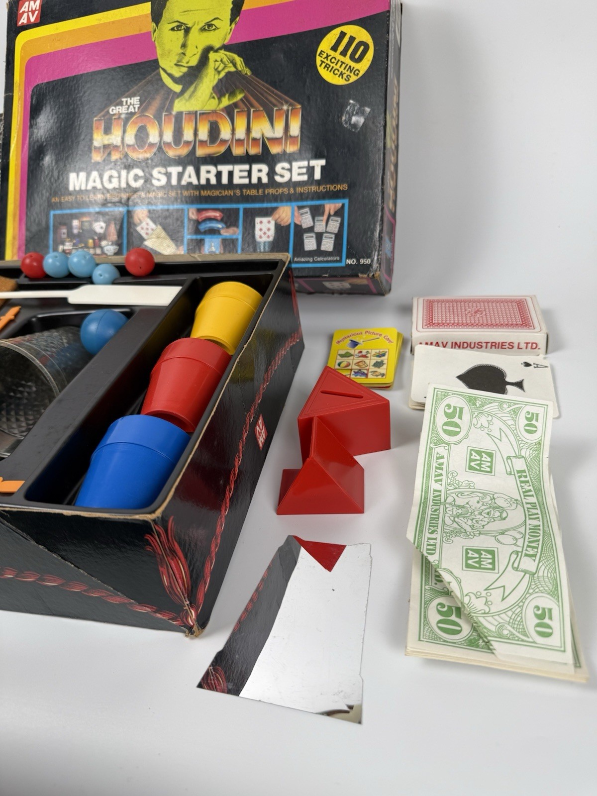 The Great Houdini Magic Starter Set AMAV Illusions 1987