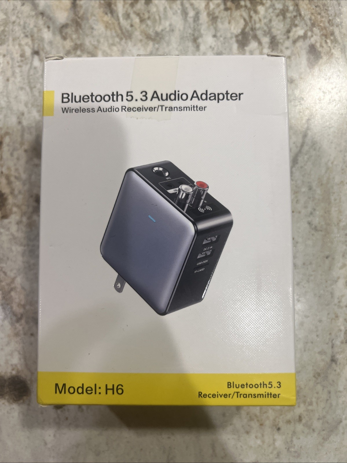 Bluetooth 5.3 Audio Adapter Stereo Wireless Receiver/transmitter. H6