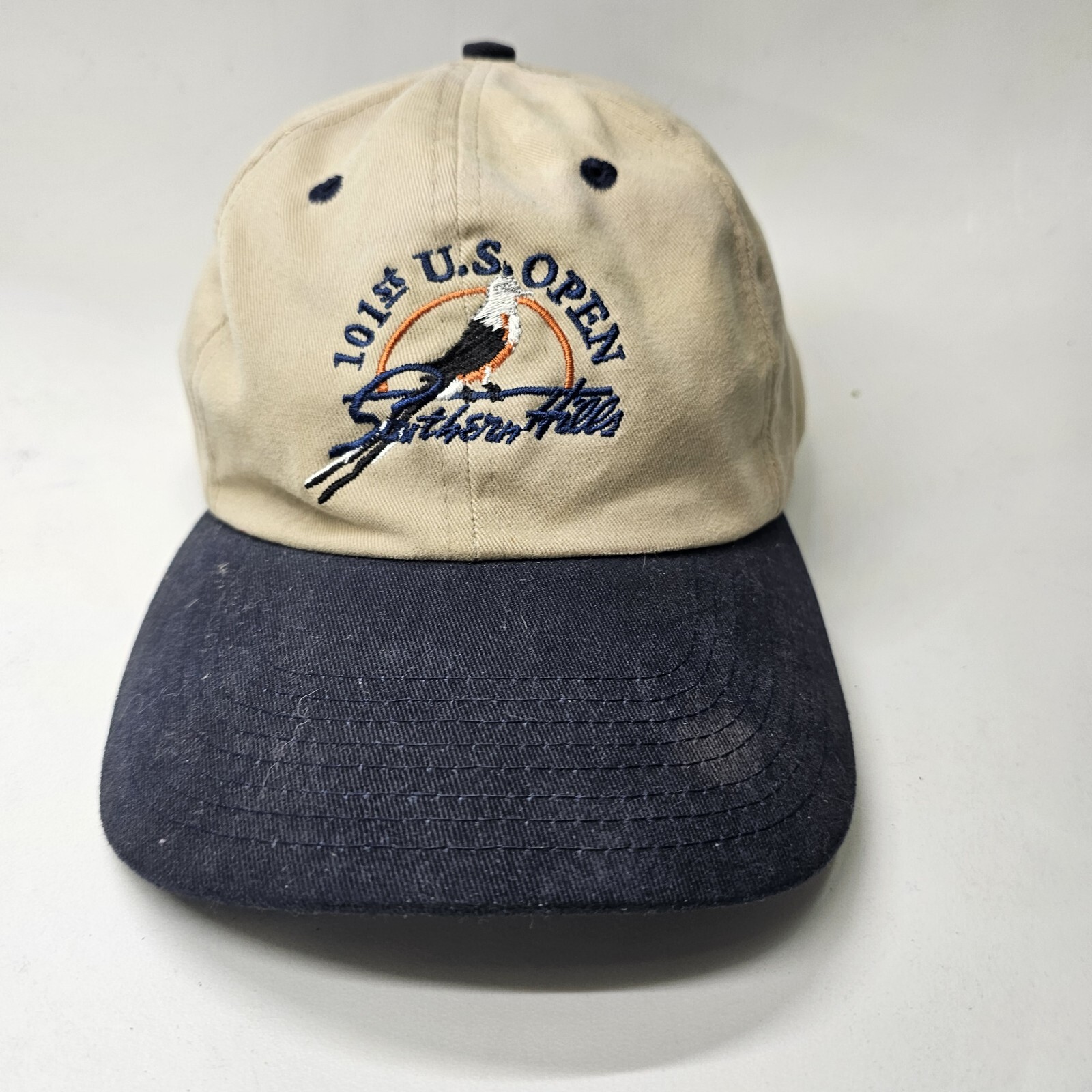 101st US Open Southern Hills Golf Adult Baseball Cap Hat strapback Tan USA L1a