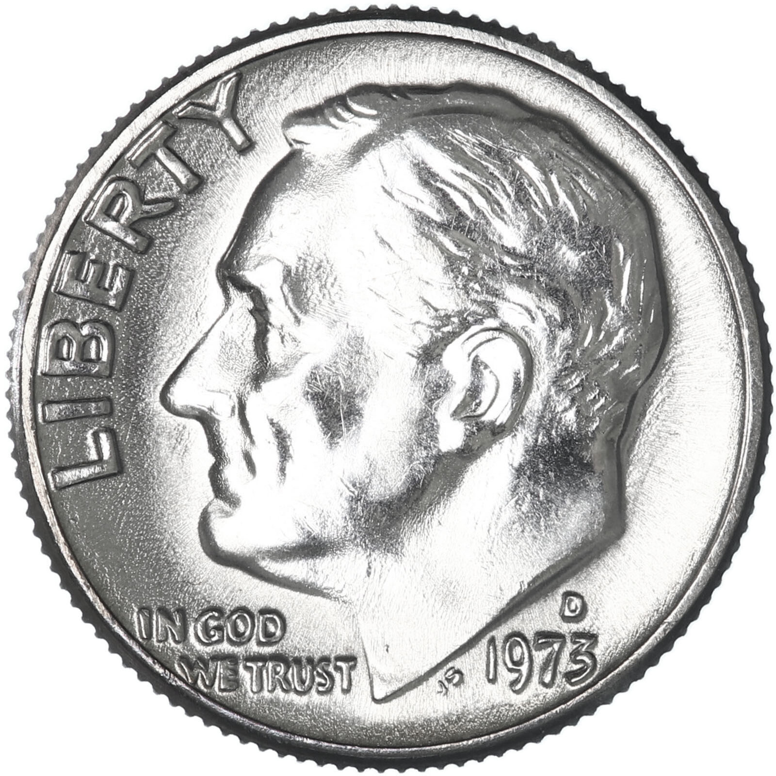 1973 D Roosevelt Dime BU US Coin