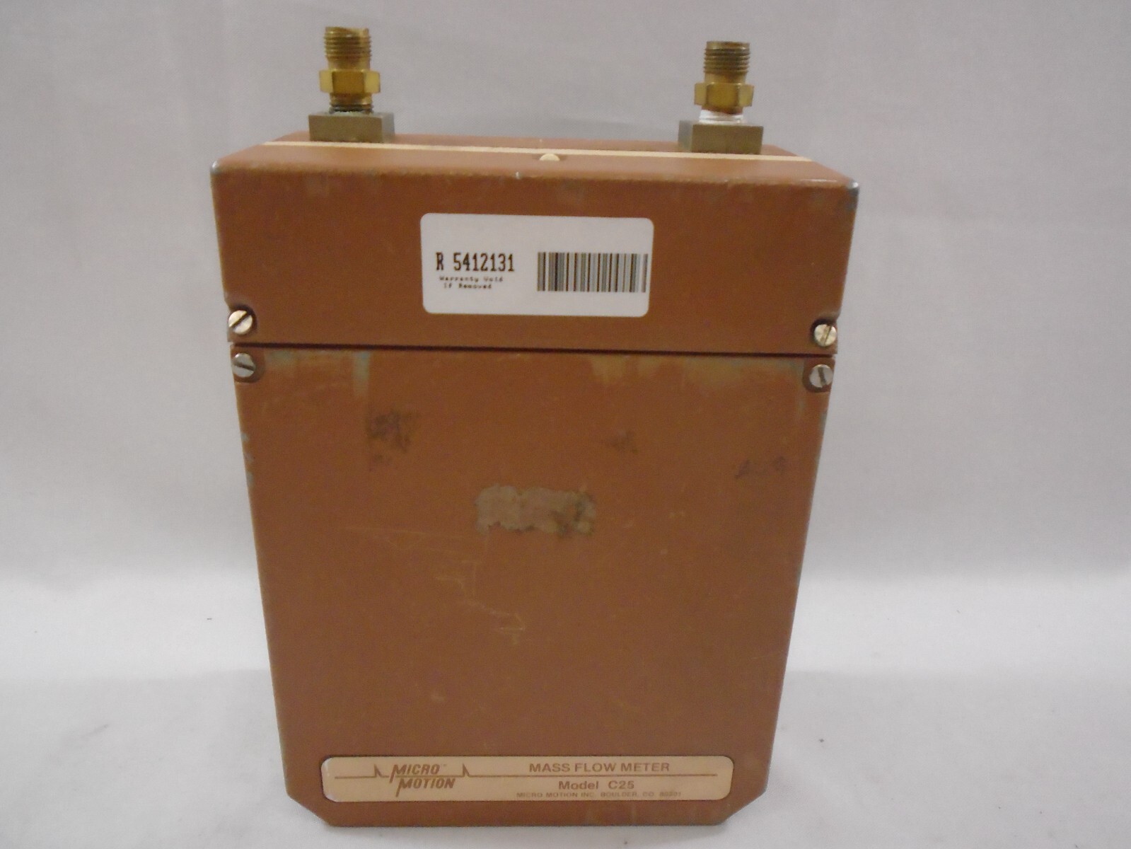 MICRO MOTION C25 MASS FLOW METER 1000PSI C25AF