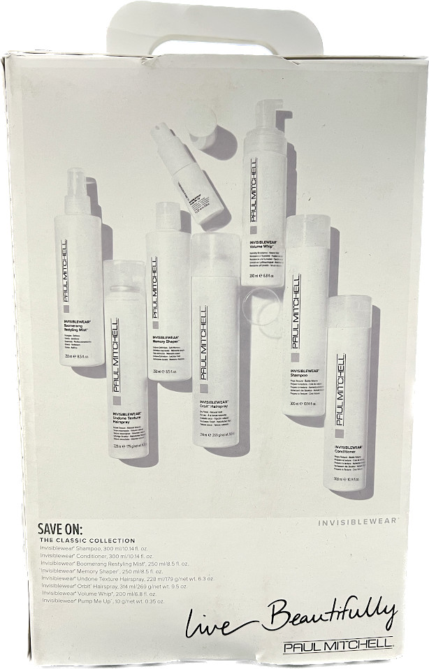 PAUL MITCHELL INVISIBLEWEAR 8 PEICE SET THE CLASSIC COLLECTION
