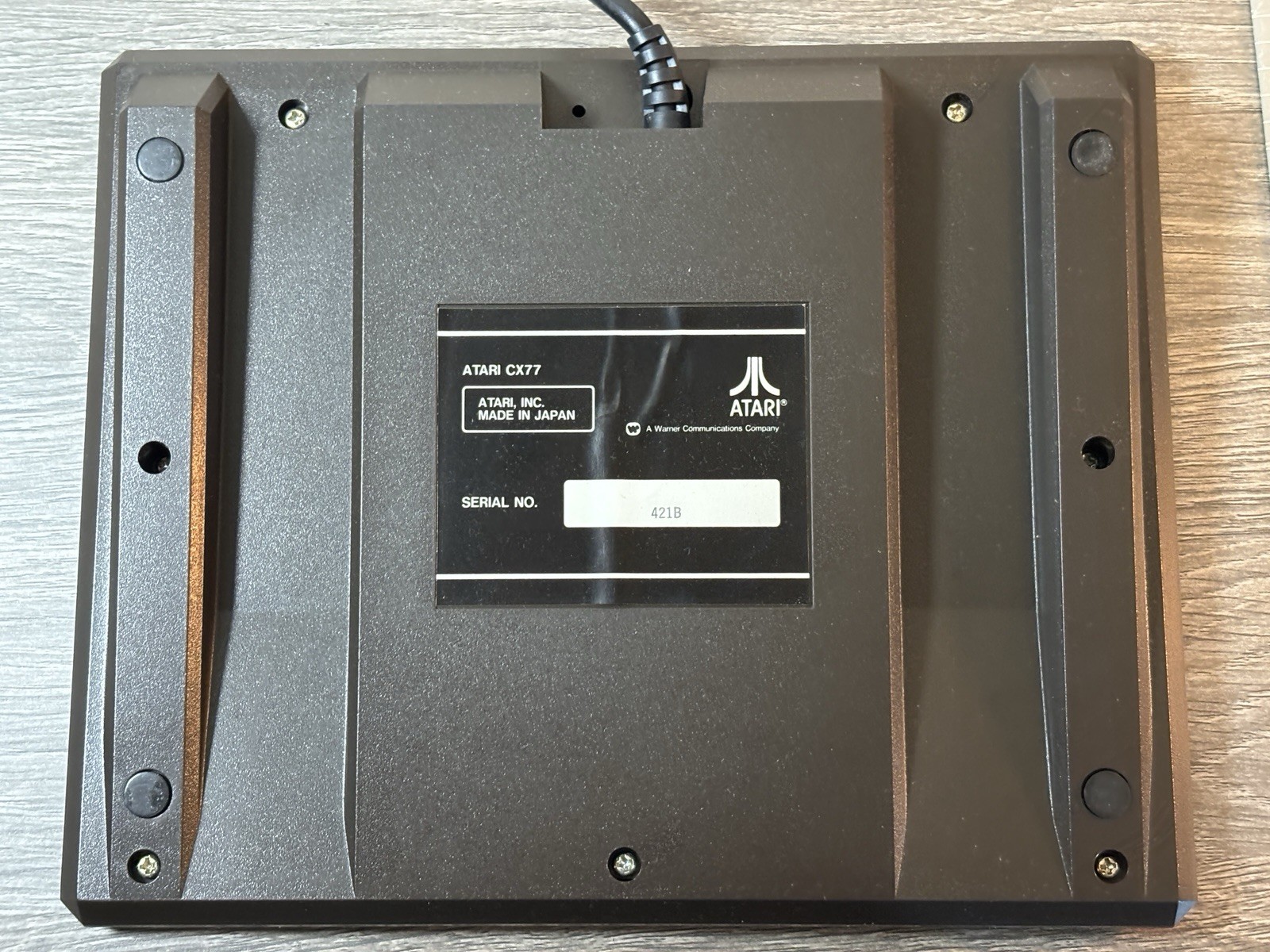 Untested Atari Touch Tablet Computer CX77 Missing Atari Artist software.