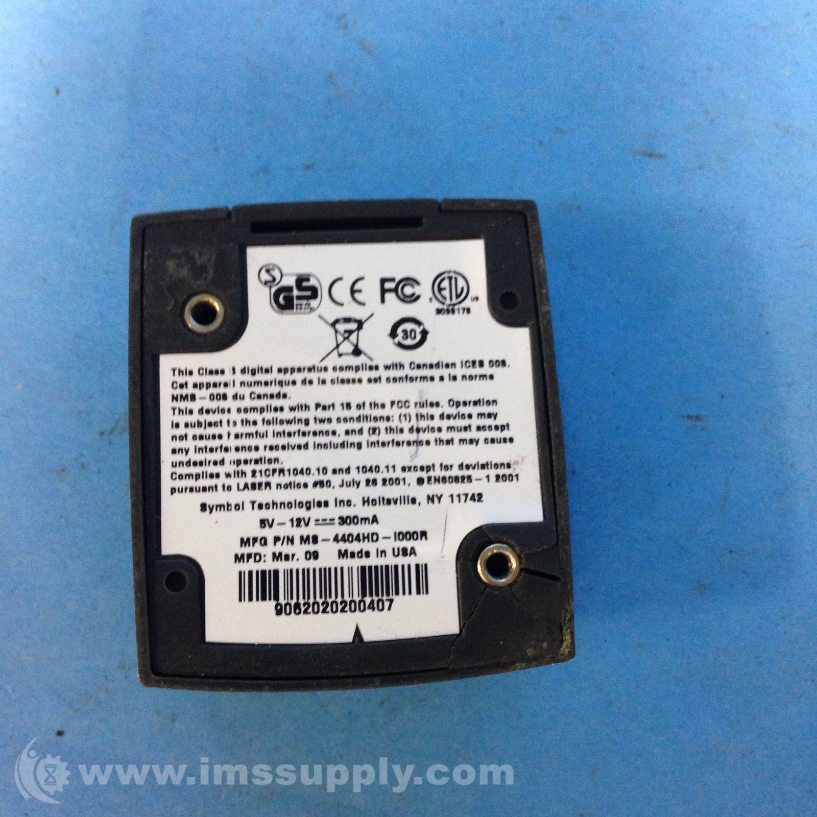 Symbol MS-4404HD-1000R Barcode Scanner USIP