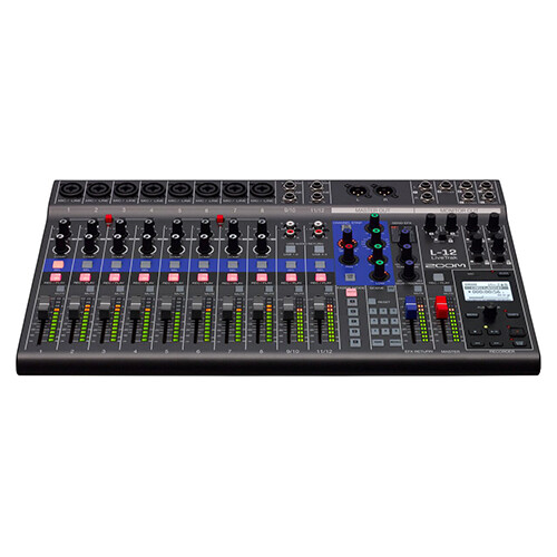 Zoom LiveTrak L-12 - 12-Channel Digital Mixer & Multitrack Recorder