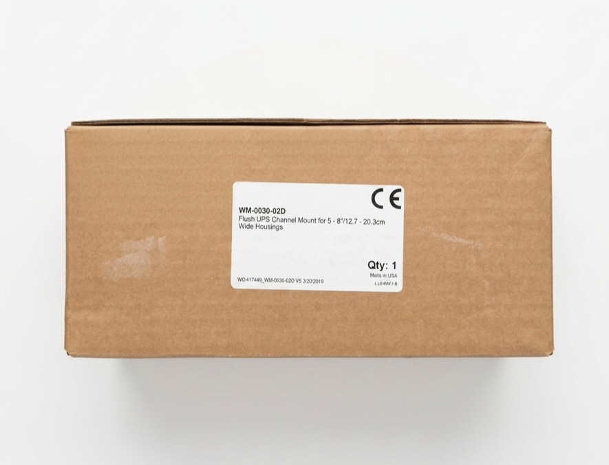 NEW GCX WIDE FLUSH UPS CHANNEL MOUNT FOR 5" TO 8" HOUSINGS (WM-0030-02D) SEALED
