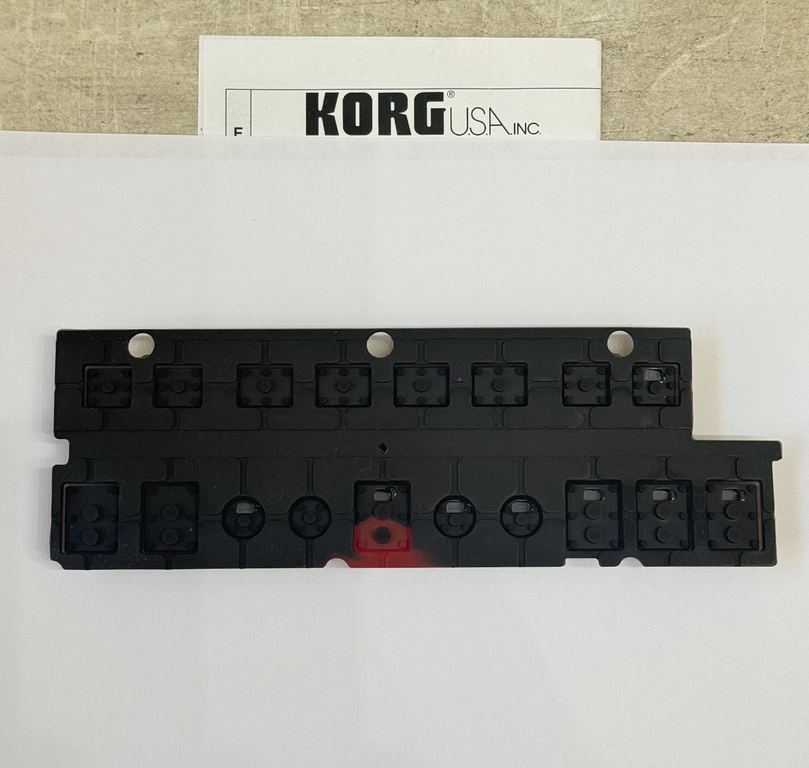 KORG PA700 Panel Button -CENTER- KORG ORIGINAL PART