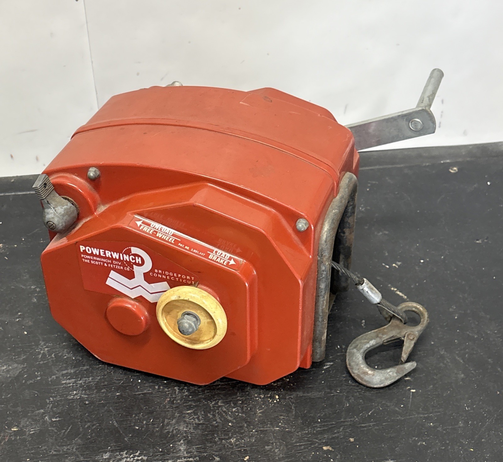 Powerwinch 712C Electric 12V Ball Hitch Winch Made Usa Connecticut UNTESTED