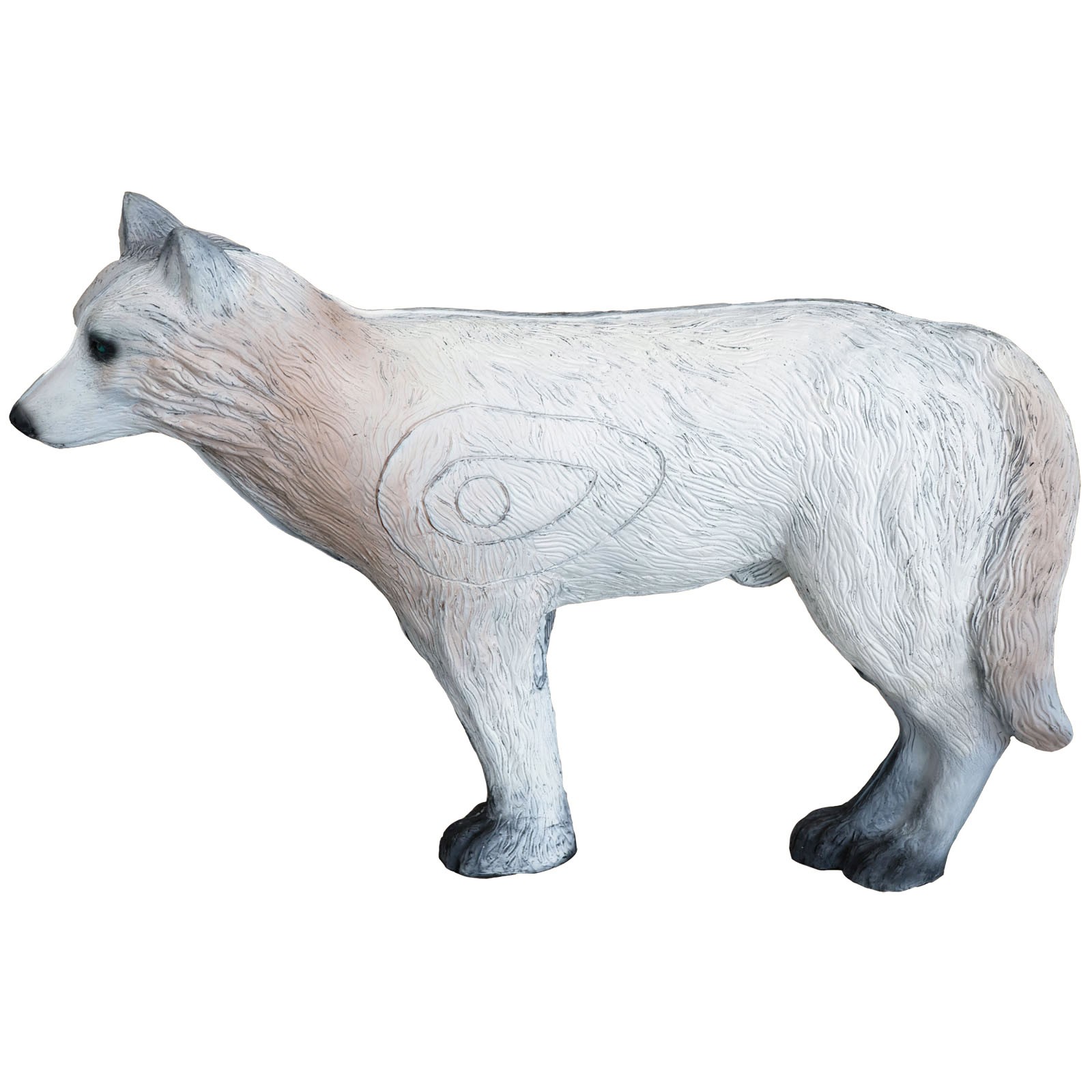 Leitold 3D Animal White Wolf Running