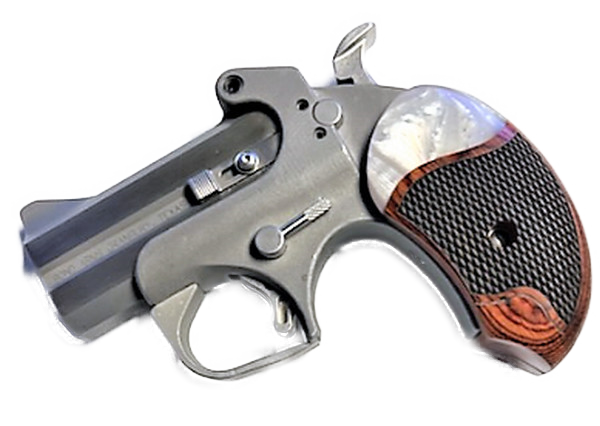 fits Bond Arms Derringer Grips Rosewood w/ Pearl accent Grips XL