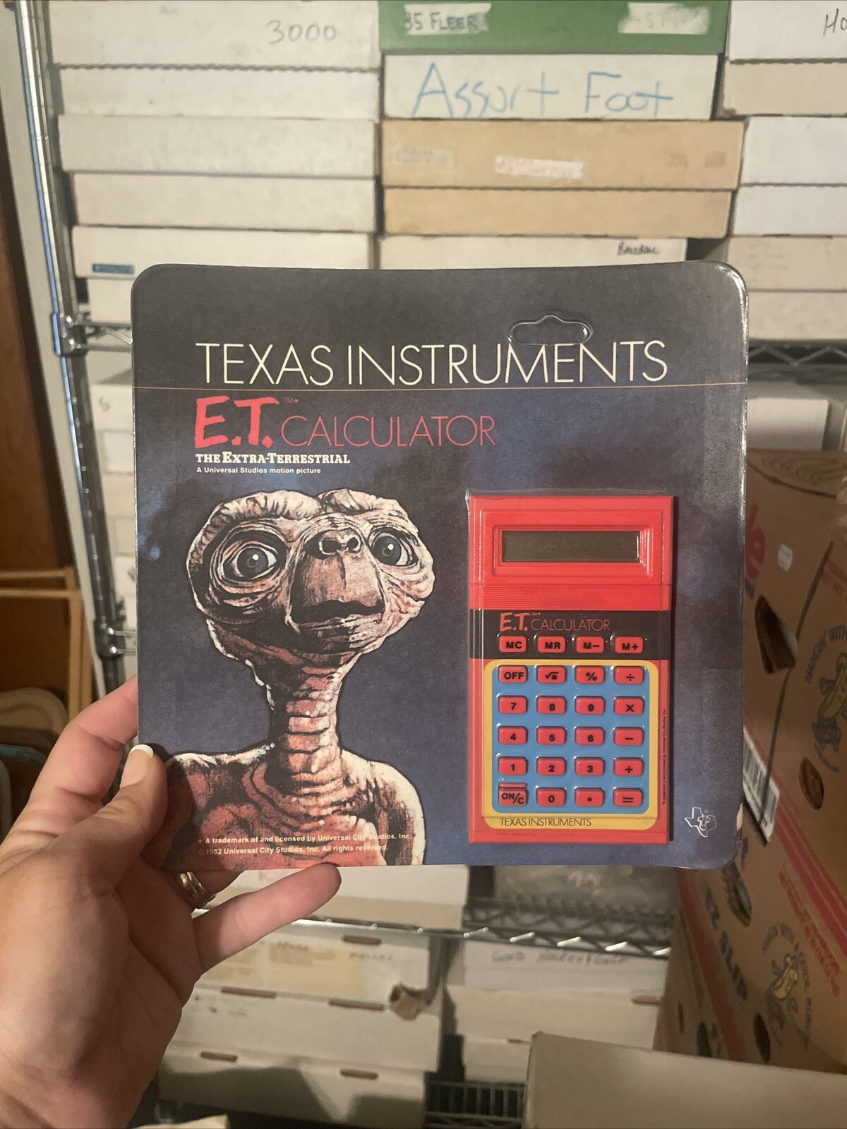 1982 Texas Instruments E.T CALCUATOR SEALED LOOK