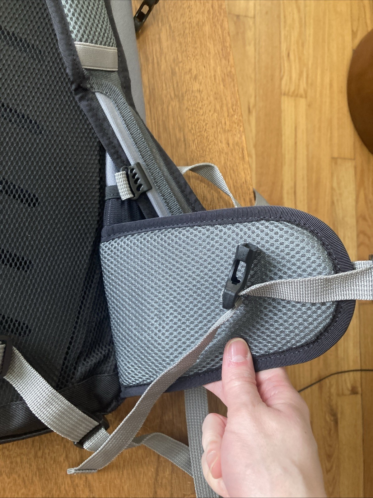 COCHLEAR Recipient Backpack Rucksack Grey Gray Black Bag P743078 24L NWOT