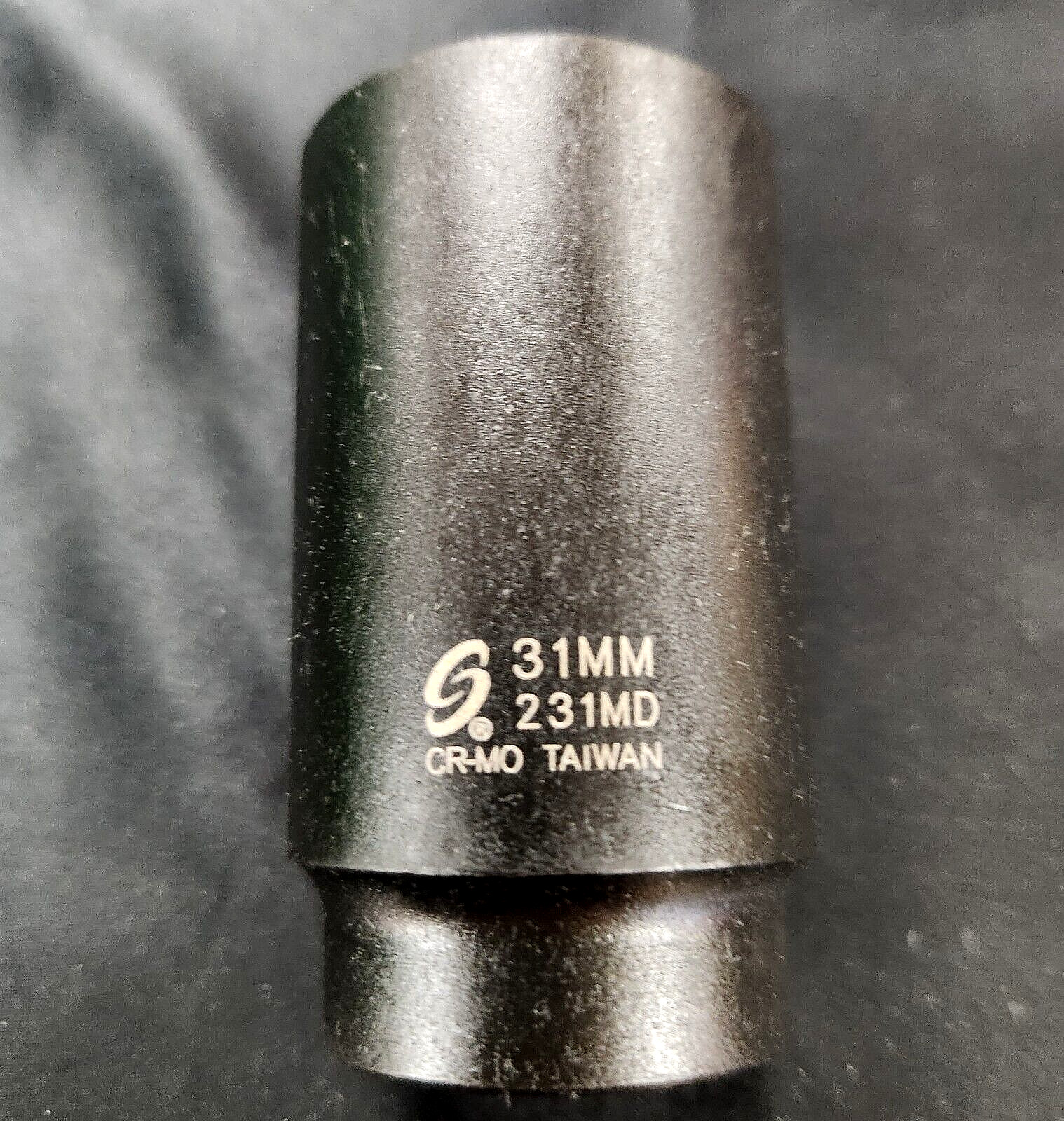 QTY 1 NEW SUNEX 231MD IMPACT METRIC DEEP SOCKET 3" LONG