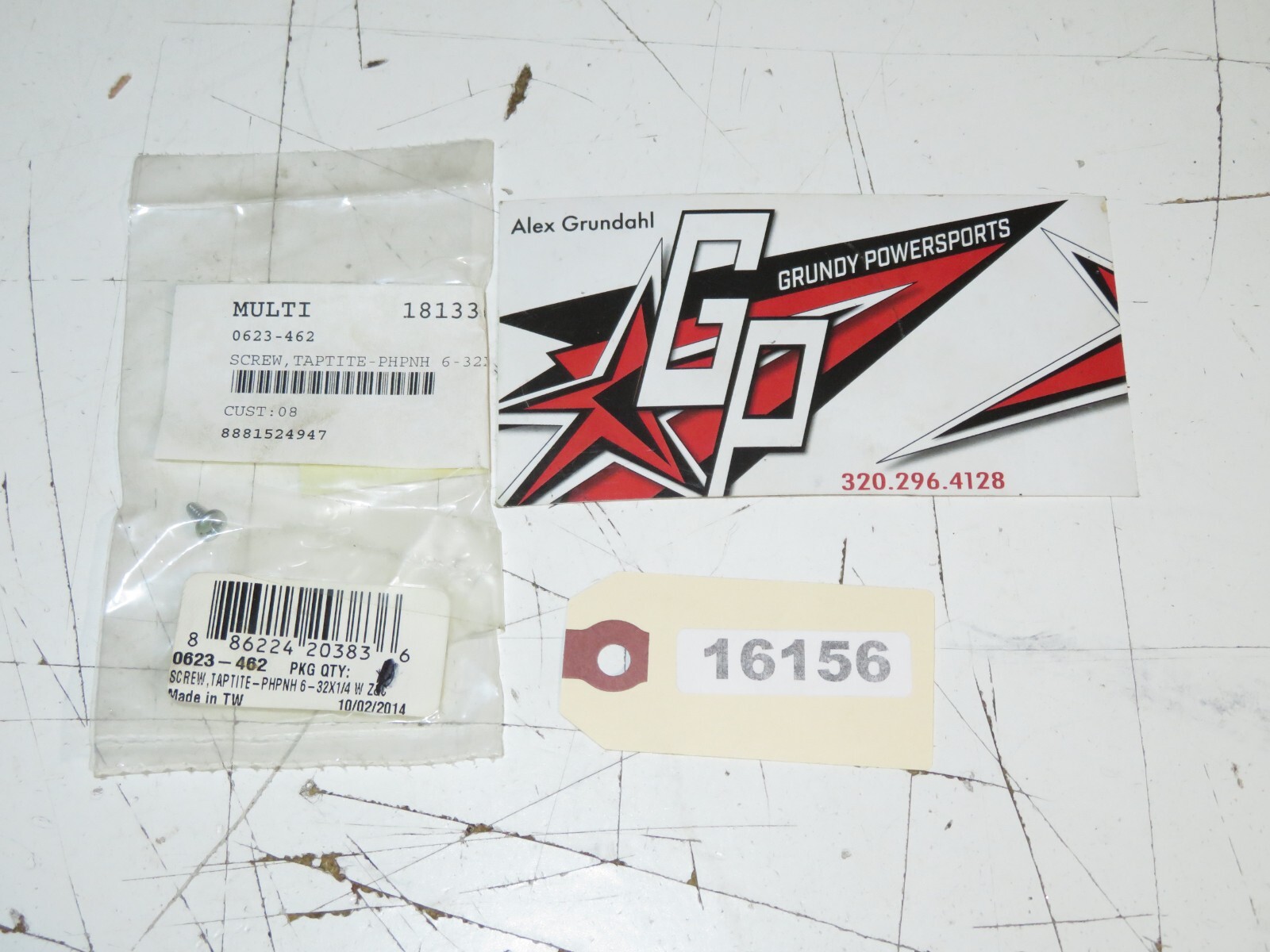 Arctic Cat - New OEM Screw Taptite PNPNH 6-32x1/4 W Z&C Qty 1	0623-462