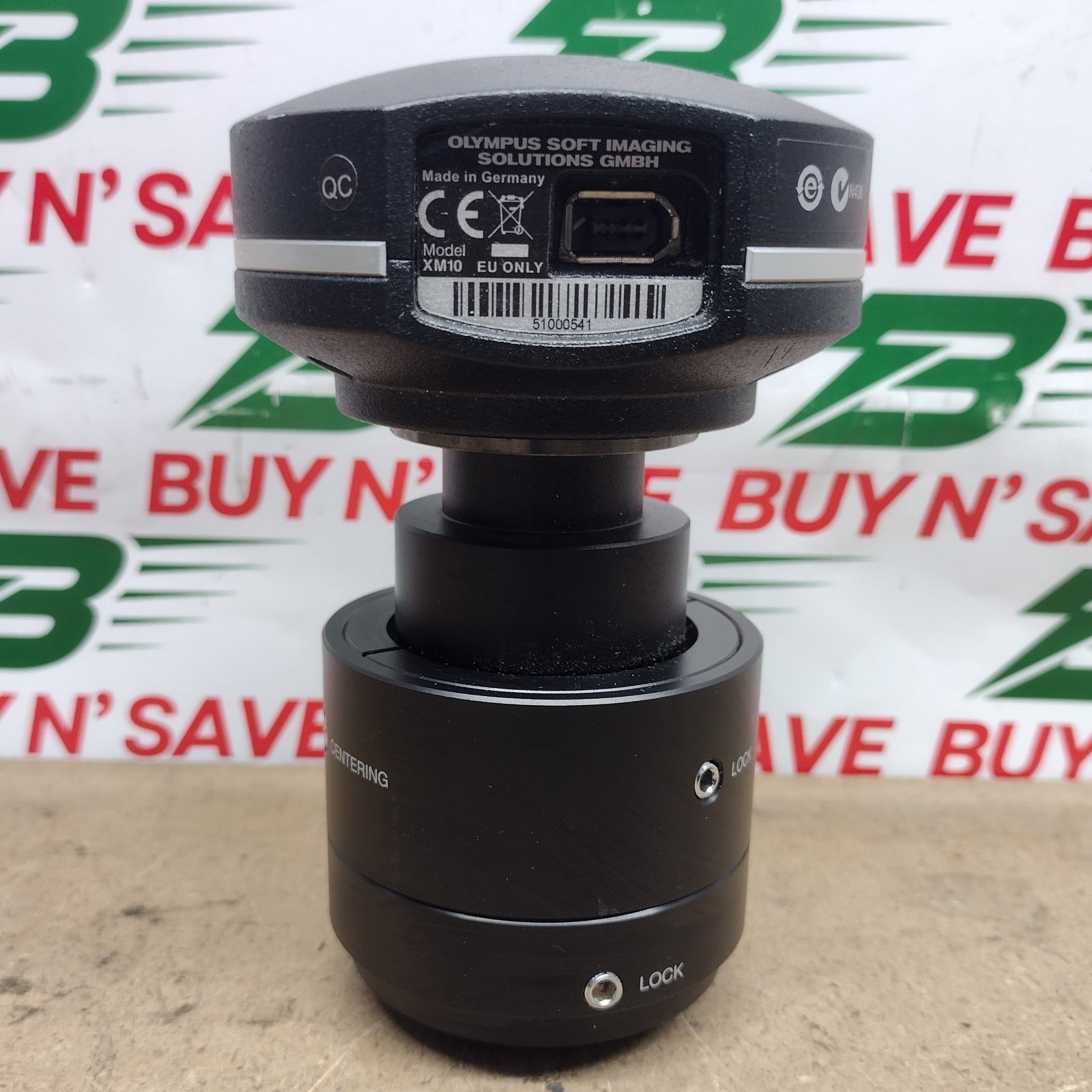 Olympus Microscope Camera XM10 w/ U-TV1XC C-Mount Camera Adapter - USED